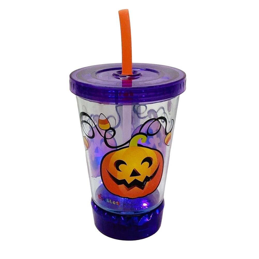 Light Up Halloween Jack o’ Lantern Tumbler